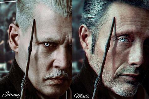 Gellert Grindelwald Johnny Depp Mads Mikkelsen Harry Potter