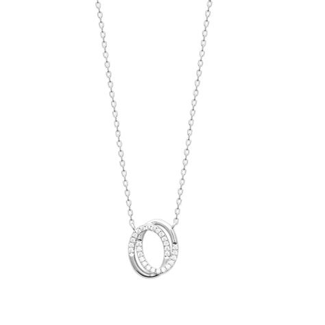 Collier Argent Double Anneau Oz Kebijoox Bijouterie En Ligne