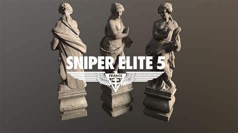 Artstation Sniper Elite 5 Statue Photogrammetry