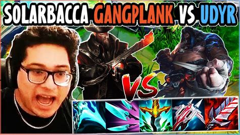 SOLARBACCA Gangplank Vs Udyr Top NA Challenger Patch 14 6 YouTube