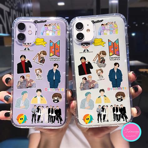 Jual READY Casing Premium Softcase TPU High Grade Design BTS Sticker