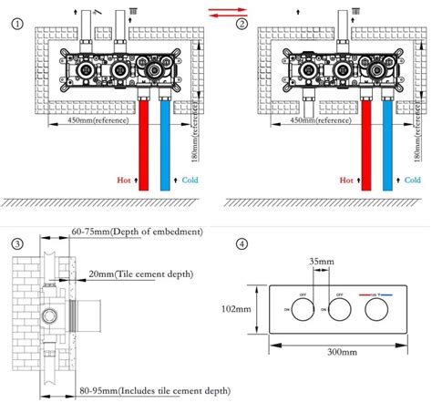 Npysvsss B0bpxzgcv9 2 Way Shower Diverter Thermostatic Valve