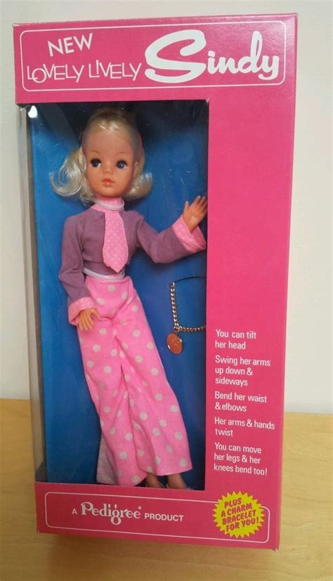 1973 Mint Boxed Lovely Lively Pedigree Sindy Doll S605 Blonde Charm