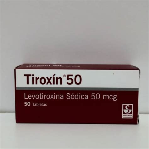 MEDICINA TIROXIN LEVOTIROXINA 50 MG X 50 TAB MEYER Sihay