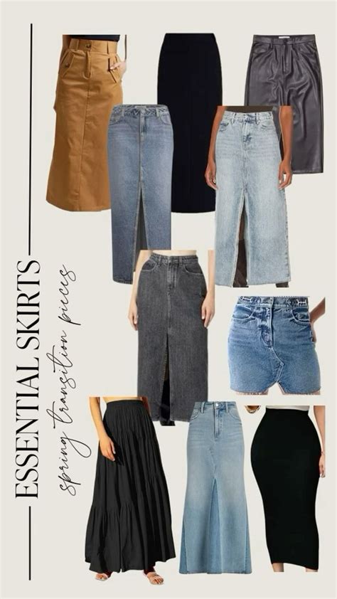 Essential Skirts In 2024 Casual Chic Spring Outfits Casual Casual