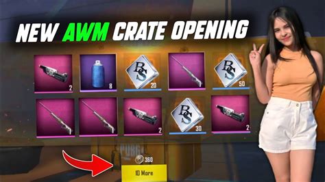 PUBG LITE RAINBOW DRAKE AWM CRATE OPENING BIGGEST CRATE EVER IN PUBG