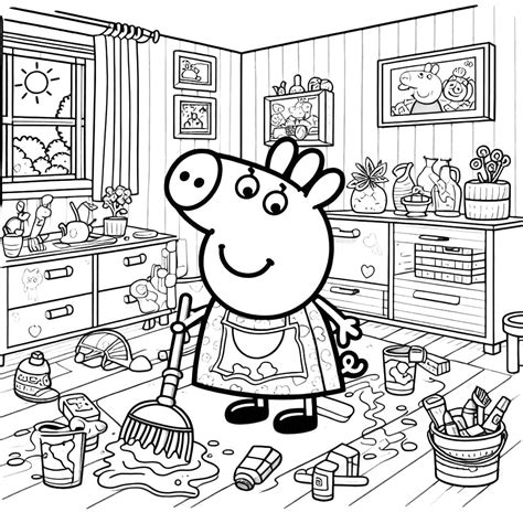 Kolorowanki Peppa Pig 16 Coloring