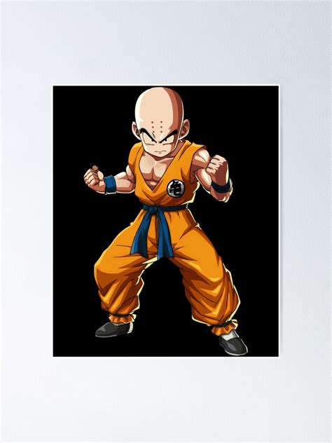 Krillin Dragon Ball Z Essential Poster For Sale By Raadoomeyers