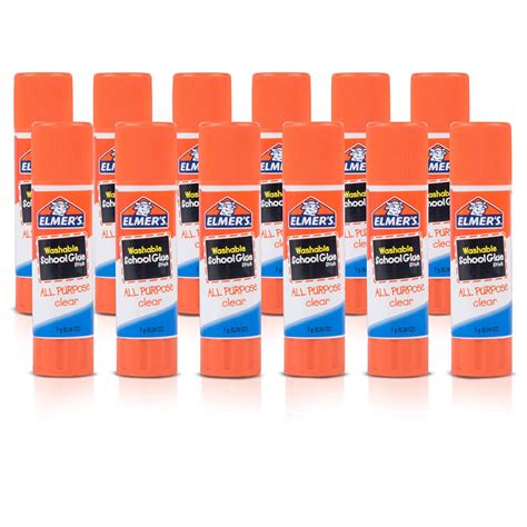 Elmers Glue Sticks 024 Ounce Glue Sticks Bulk 4 Count Glue Stick