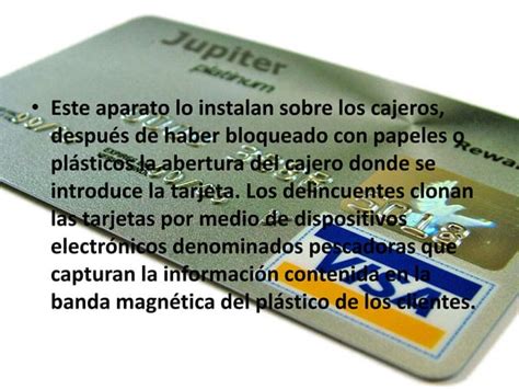 Clonaci N De Tarjetas De Cr Dito Y Debito Ppt