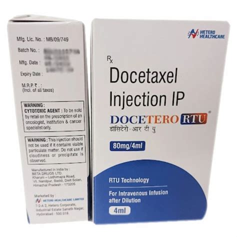 Docetero Rtu Mg Injection Docetaxel Mg Injection Hetero