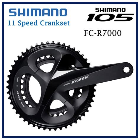 Shimano 105 Fc R7000 11 Speed Crankset For Bicycle [singapore Local Store] Shopee Singapore