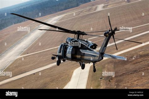 A Uh 60 Black Hawk Helicopter Of Us Customs And Border Protection