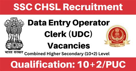 Ssc Chsl Recruitment Deo Ldc Junior Secretariat Assistant Posts