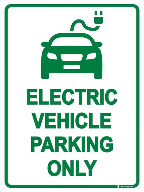 Electric Vehicle Parking Only – The CondoSigns Store