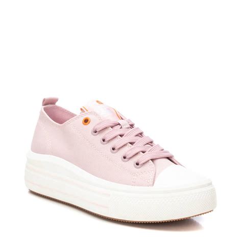 Refresh Nude Canvas Platform Trainers Colmers Hill Fashion