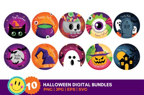 Halloween Digital Bundles Graphic By Oryzasian · Creative Fabrica