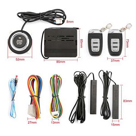 GetUSCart Partol Car Alarm System Smart Key PKE Car Security Alarm