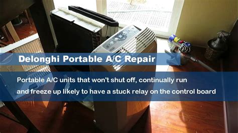 DIY Portable Air Conditioner Won't Shut Off - DeLonghi PAC CN120E - YouTube