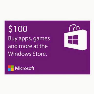 Microsoft Windows Store Gift Card