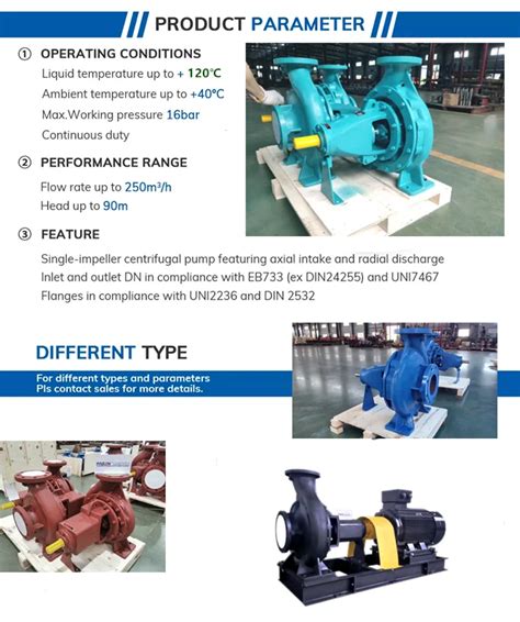 Single Stage Horizontal Centrifugal Pump End Suction Fire Fighting Pump