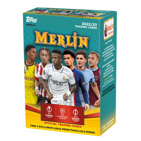 Topps Chrome Uefa Merlin Blaster Box Cardland