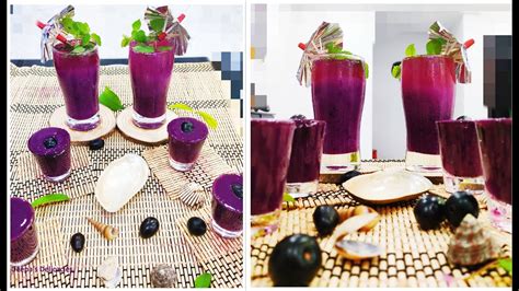 Jamun Shots|Season Mocktail| Jamun Mojito| Fresh Fruit| Drink of the Season|5min |Deepa's ...