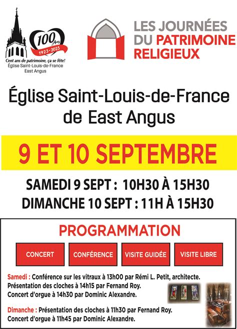 Visitez notre église et les églises de la région ce dimanche 10