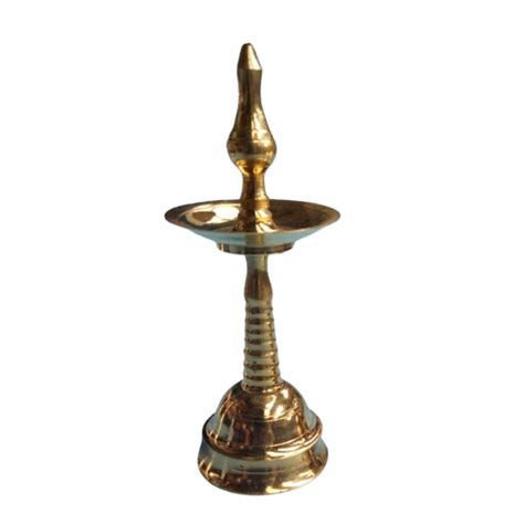 Brass Kerala Kuthu Vilakku 1 Piece 10 Inches Budget Mart