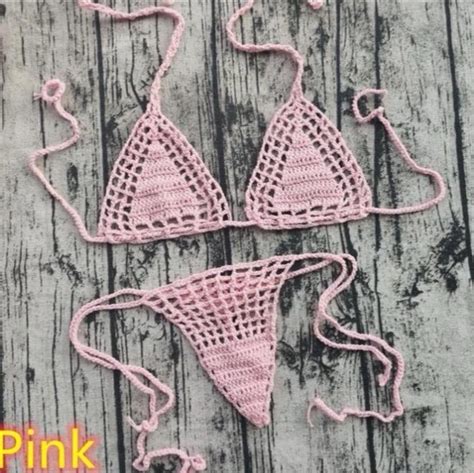 Peek A Boo Bikini Set Etsy