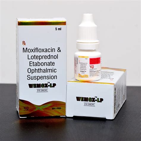 5ml Moxifloxacin And Loteprednol Etabonate Ophthalmic Suspension Age Group Adult At Best Price