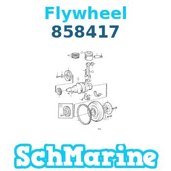 858417 Volvo Penta Flywheel