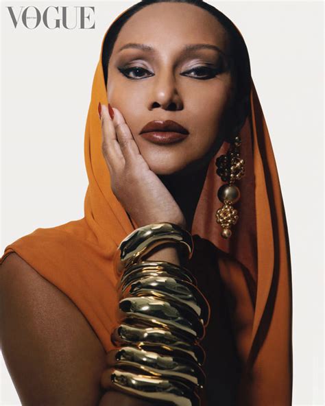 Goddess Extraordinaire Iman Is British Vogues January 2023 Cover Star Tom Lorenzo