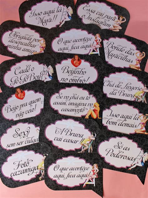 Plaquinha Chá de Lingerie Elo Produtos Especiais