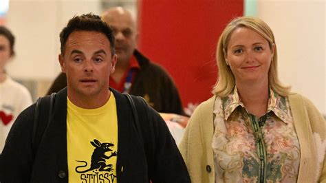 Ant Mcpartlin And Wife Anne Marie Hold Hands As They Return From La