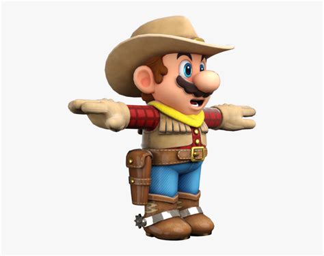 Super Mario Odyssey Cowboy, HD Png Download - kindpng