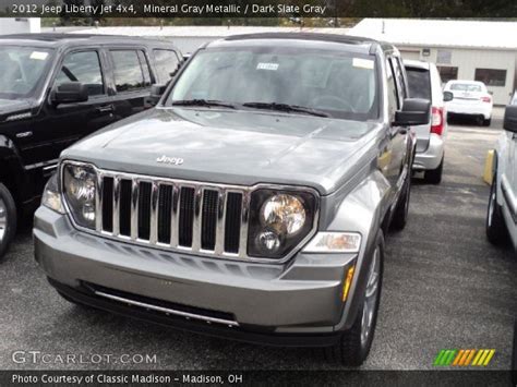 Mineral Gray Metallic 2012 Jeep Liberty Jet 4x4 Dark Slate Gray