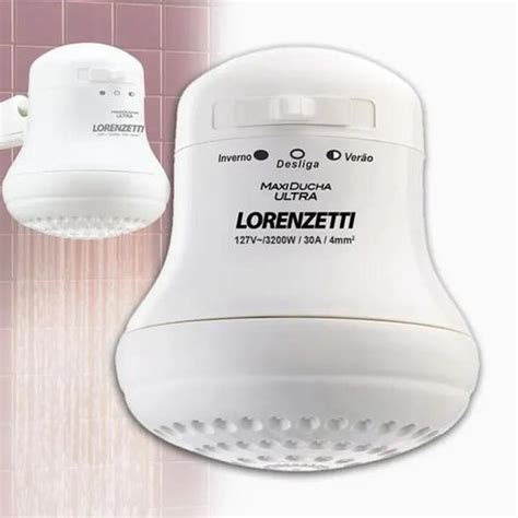 Lorenzetti Maxi Ducha Ultra Instant Hot Shower For Fresh Water White One Size Price From