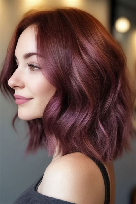 Plum Hair Color 1 Fab Mood Wedding Color Haircuts And Hairstyles