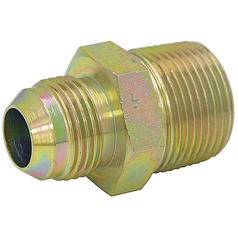 JIC 8M X 3 8 NPTM Connector JIC Male To NPT Male Straight JIC To