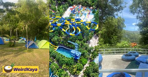 escape penang review selfies waterslides  epic camping heres