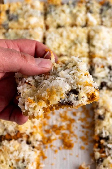 Layer Magic Cookie Bars The Cooking Duo