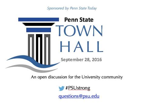 Penn State Town Hall Penn State University