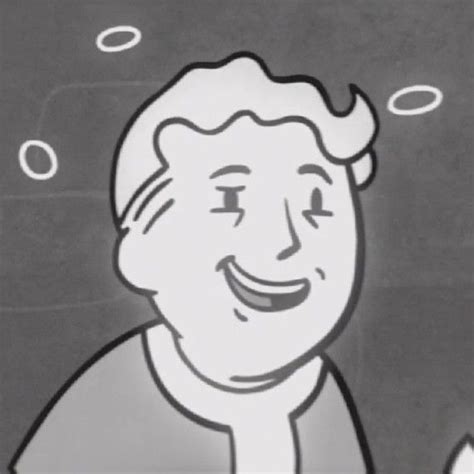 A Cartoon Man Is Smiling And Looking At Something In The Air With