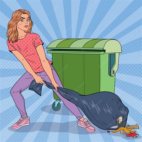 Stinky Garbage Royalty Free Vector Image Vectorstock Clip Art Library