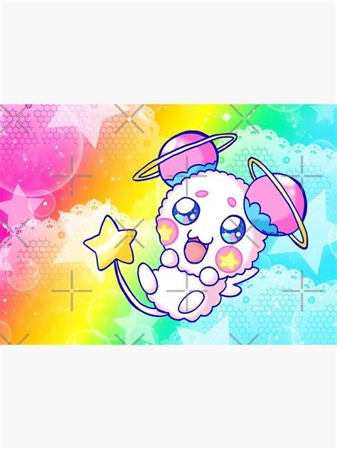 Kawaii Fuwa Rainbow Sticker For Sale By Magical Mama Redbubble