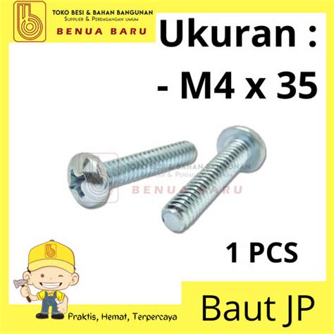 Jual Baut Jp M X Galvanis Baut Jp Galvanis M X Sekrup Jp