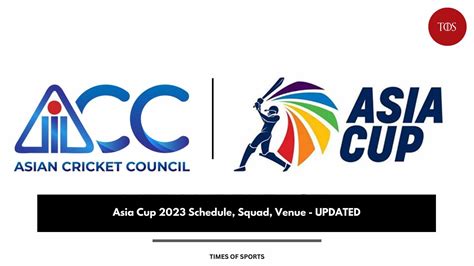 Asia Cup Schedule Squad Venue All Teams List