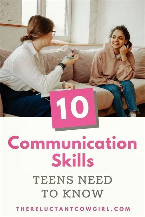 10 Vital Communication Skills For Teenagers The Reluctant Cowgirl