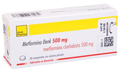 Metformina Denk Mg X Comp Cedetsa